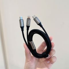 [C] Cáp Type C 2 in 1 Appdo APD04004 1.3m