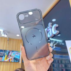Ốp iPhone 16e độ 17 dẻo lưng nhám vòng viền trong