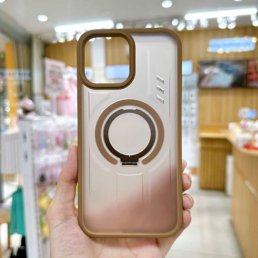 ** Ốp iPhone 12 Pro Max/13 Pro Max Likgus lưng nhám magsafe giá đỡ