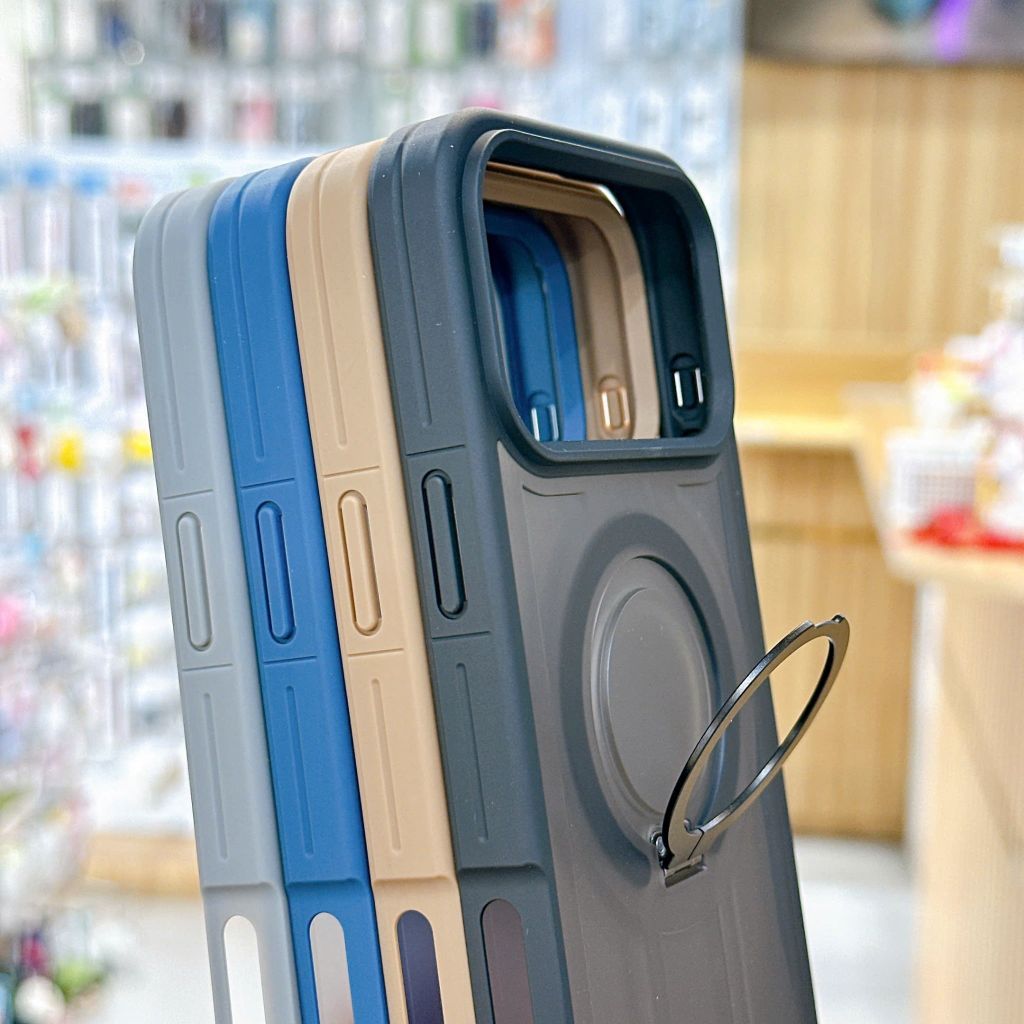 ** Ốp iPhone 17 Pro Max Likgus lưng nhám magsafe giá đỡ