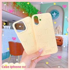 ** Ốp iPhone 16 Plus dẻo nơ nhiều màu