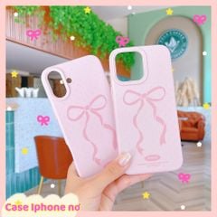 ** Ốp iPhone 15 Plus dẻo nơ nhiều màu