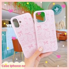 ** Ốp iPhone 15 Plus dẻo nơ nhiều màu