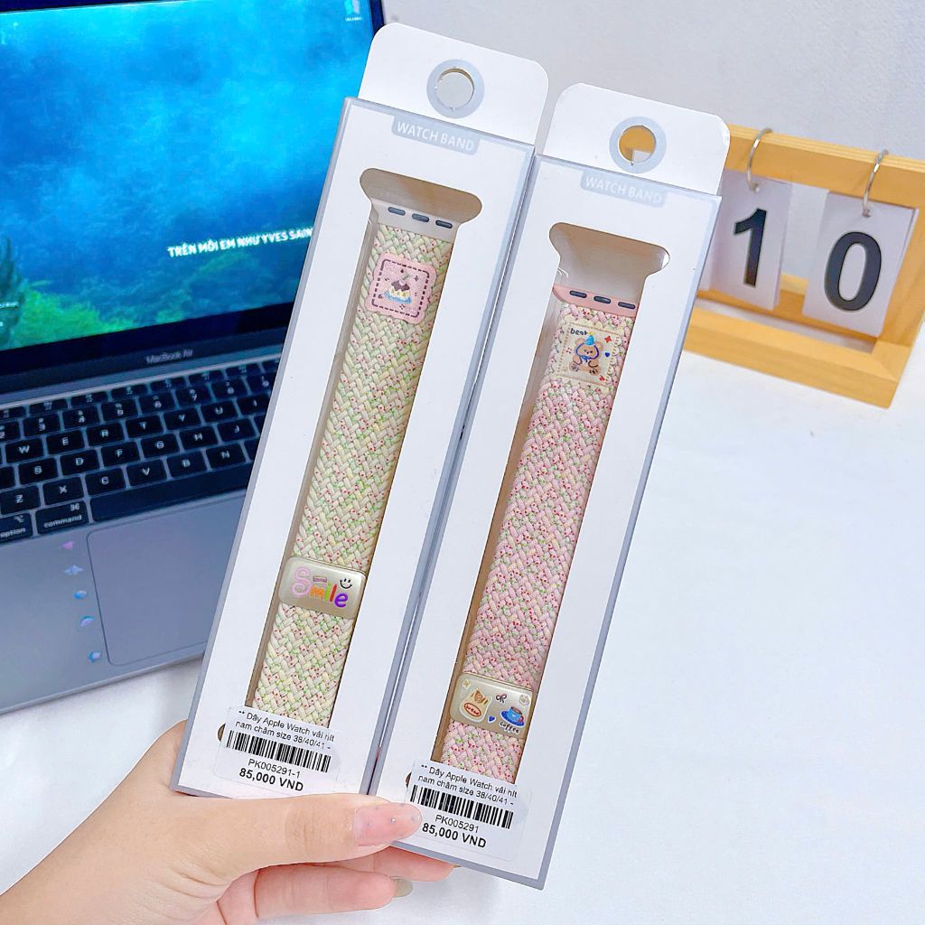 ** Dây Apple Watch vải hít nam châm size 38/40/41