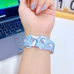 ** Dây Apple Watch silicon xanh lạc đà Alpaca cute size 38/40/41