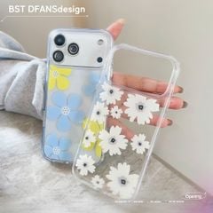 [C] ** Ốp iPhone 17 Pro Max Dfans lưng hoa viền dẻo