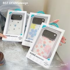 [C] ** Ốp iPhone 17 Pro Max Dfans lưng hoa viền dẻo