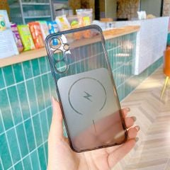 Ốp Samsung A54 độ 17 dẻo lưng nhám vòng viền trong