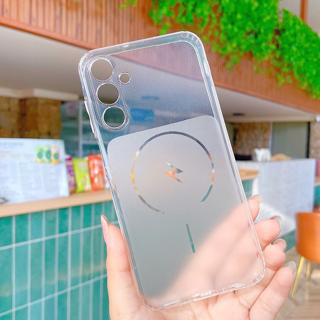 Ốp Samsung A54 độ 17 dẻo lưng nhám vòng viền trong