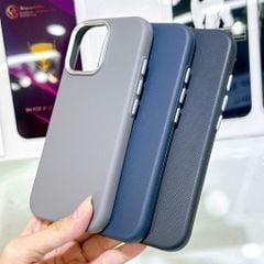 ** Ốp iPhone 17 vân sần trơn camera bạc