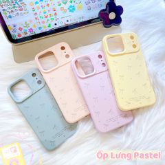 ** Ốp iPhone 17 Pro dẻo in nhiều nơ nhí xám