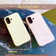 ** Ốp iPhone 16 Plus dẻo in nhiều nơ nhí xám