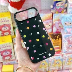 Ốp iPhone 17 Air dẻo đen hoa nhí nhiều màu