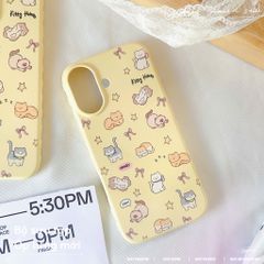 ** Ốp iPhone 16 6.1 dẻo viền tim