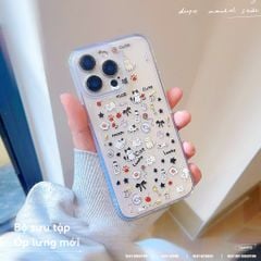 Ốp iPhone 15 Pro dẻo trong nhiều mèo Lucky Cat