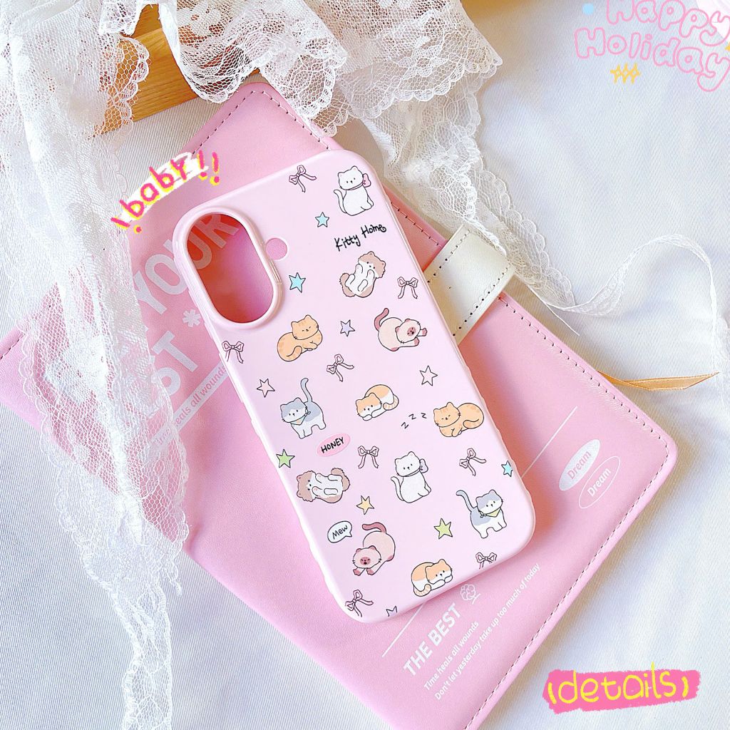 ** Ốp iPhone 16 6.1 dẻo viền tim