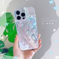 ** Ốp iPhone 12 Pro max vân sóng ánh bạc
