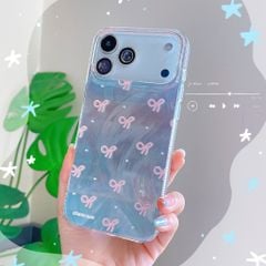 ** Ốp iPhone 17 Pro Max vân sóng ánh bạc