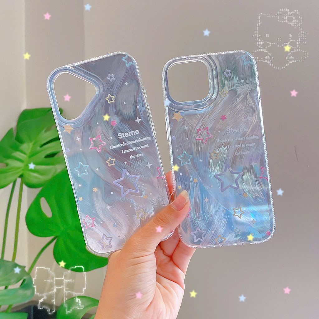 ** Ốp iPhone 16 Plus vân sóng ánh bạc