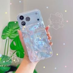 ** Ốp iPhone 17 Pro vân sóng ánh bạc