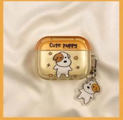 ** Case Airpods Pro 3 Cute Puppy nắp vàng