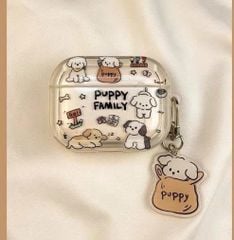 ** Case Airpods Pro 2 cún Puppy Family