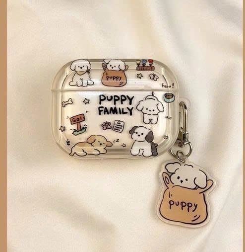 ** Case Airpods Pro 3 cún Puppy Family