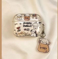 ** Case Airpods 4 cún Puppy Family