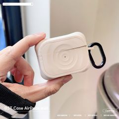 ** Case Airpods Pro 3 silicon chống sốc vân sóng tròn