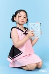 LE46 - Áo cotton sát nách cổ thủy thủ cho bé gái