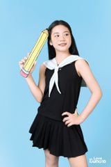 LE48 - Áo hai dây nhún eo cho bé gái