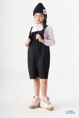 LE06 - Yếm vải thô Hàn cao cấp cho bé gái