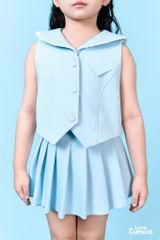 L44 - Chân váy xếp ly cho bé gái