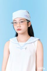 LE46 - Áo cotton sát nách cổ thủy thủ cho bé gái