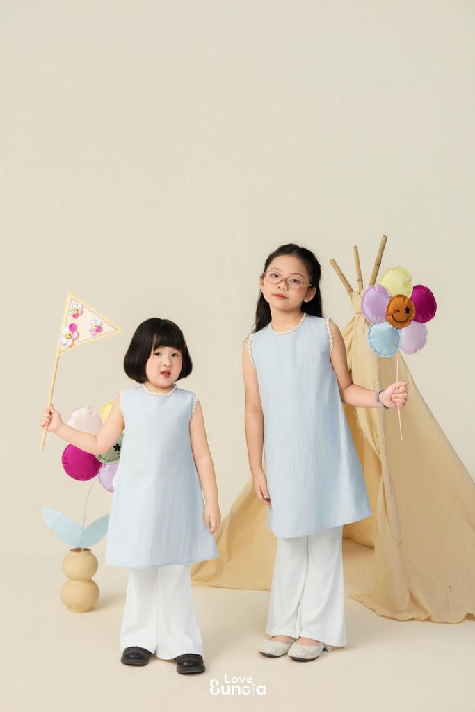 LE82 - Váy chữ A nơ lưng