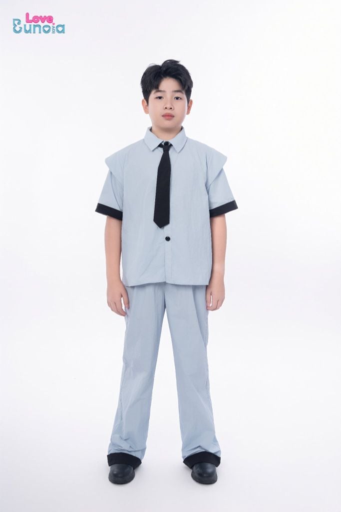 LE118/119 - Set Bộ cộc tay quần dài vải gió cách điệu