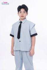 LE118/119 - Set Bộ cộc tay quần dài vải gió cách điệu