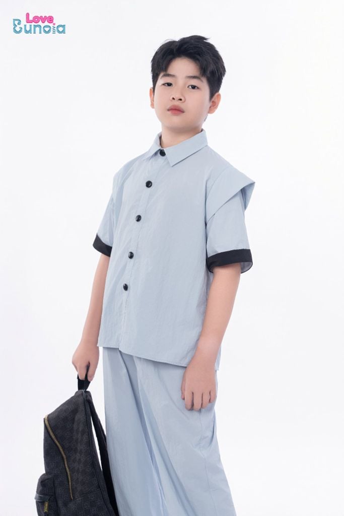 LE118/119 - Set Bộ cộc tay quần dài vải gió cách điệu