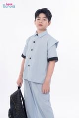 LE118/119 - Set Bộ cộc tay quần dài vải gió cách điệu