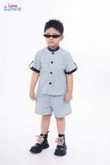 LE116/117 - Set Bộ cộc tay quần short vải gió cách điệu