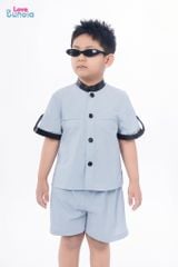 LE116/117 - Set Bộ cộc tay quần short vải gió cách điệu