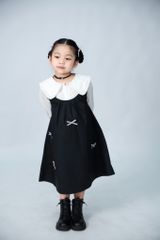 LE04 - Váy hai dây bé gái gắn nơ nhỏ xinh xắn