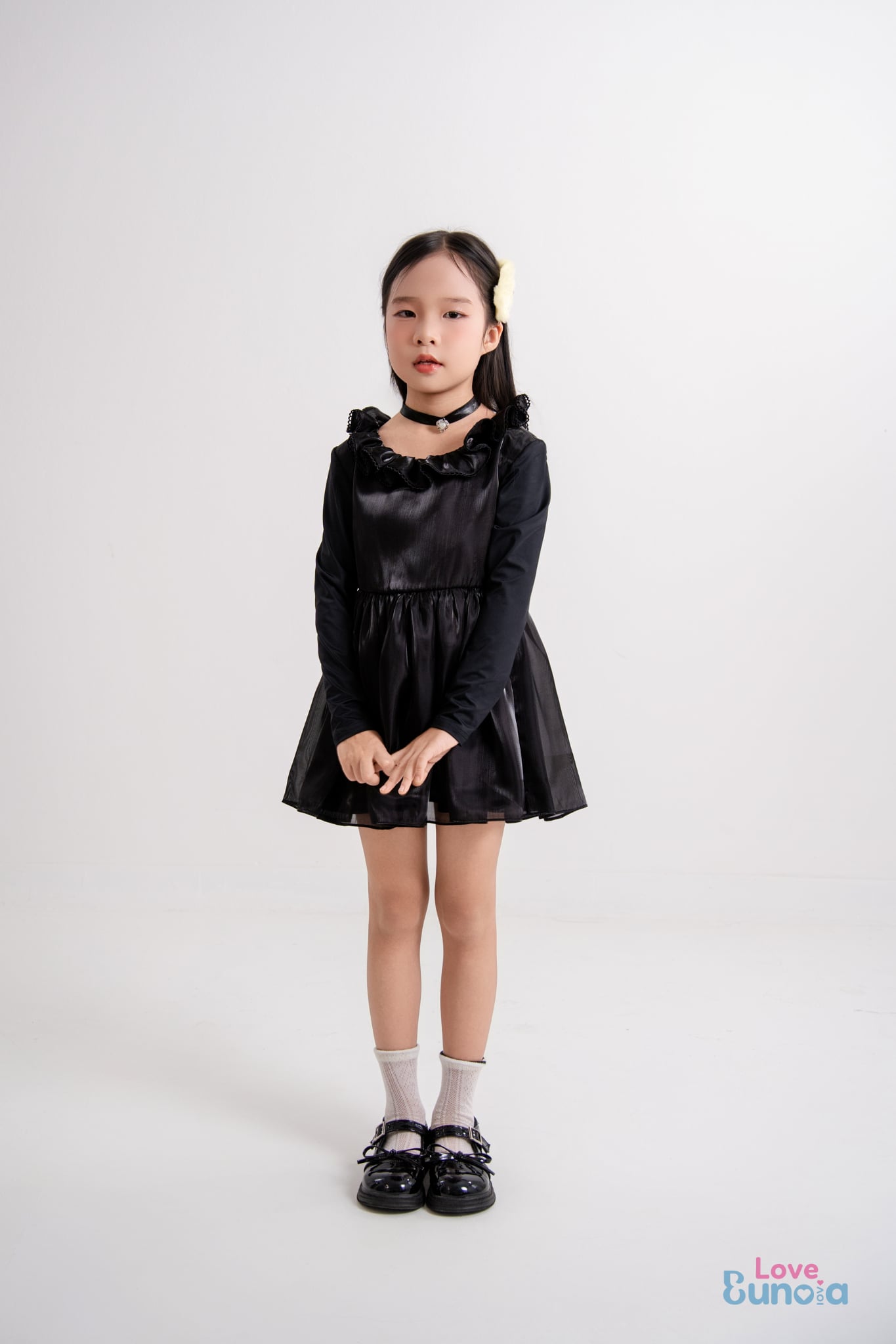 LELH4 - Váy Yếm Dạ hội Sequin Bí bé gái