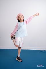 LE59 - Áo Swearter Cổ Tròn Phối Màu