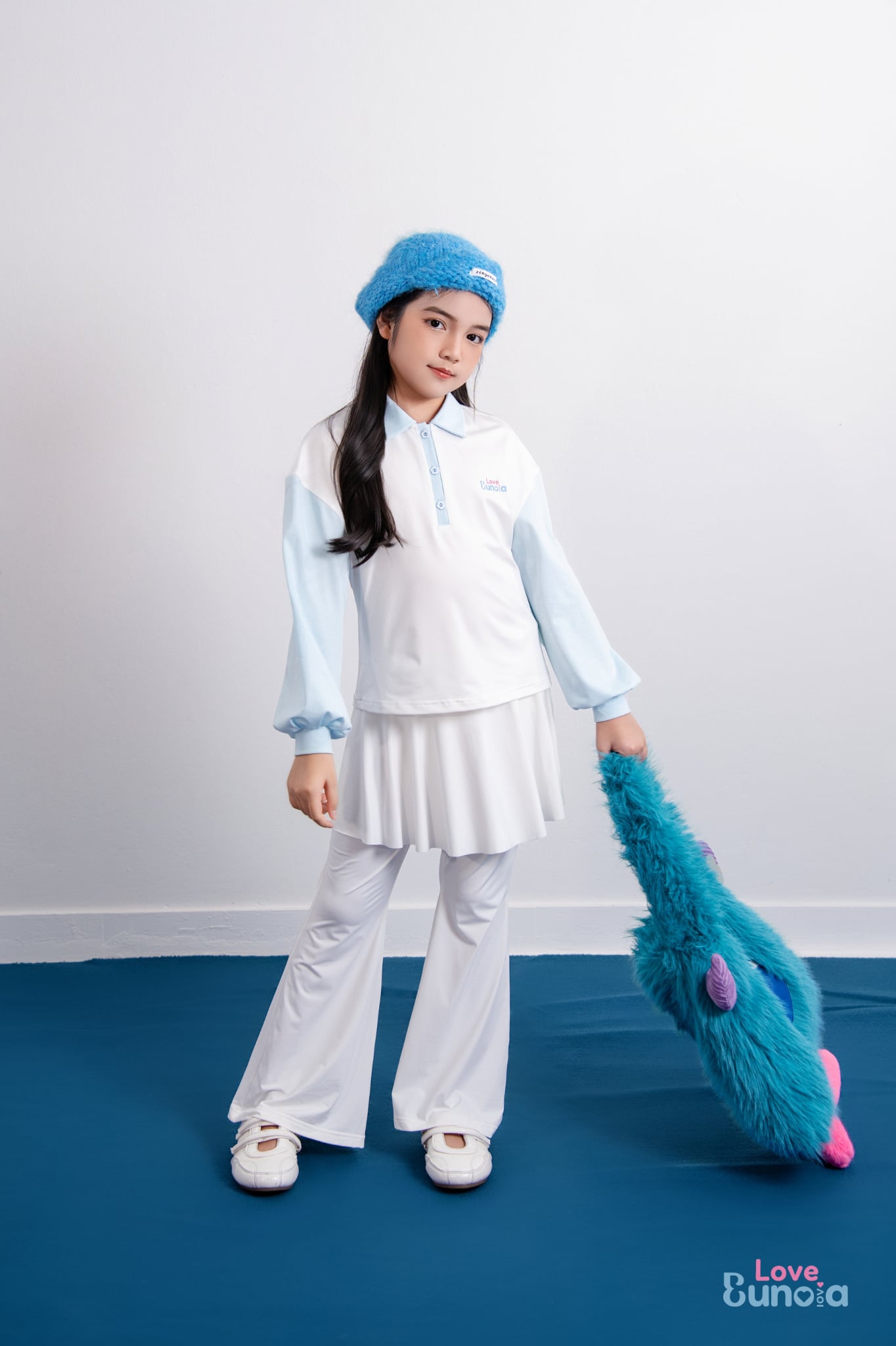 LE65 - Áo PoLo Dài Tay Phối Màu
