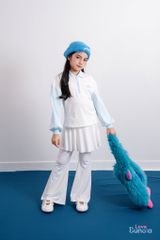 LE65 - Áo PoLo Dài Tay Phối Màu