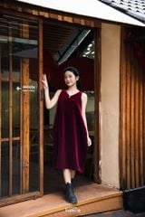 LELH8 - Váy Dạ Hội Nhung Bom Dài bé gái