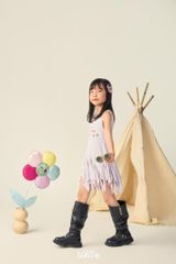 LE72 - Váy suông xếp ly