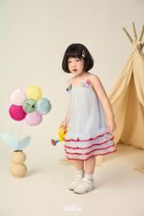 LE69 - Váy lưới tầng bèo