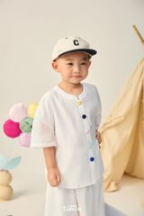 LE86 - Áo sơ mi tay lỡ